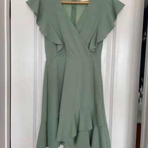 Altar'd State pale green cocktail dress, size S